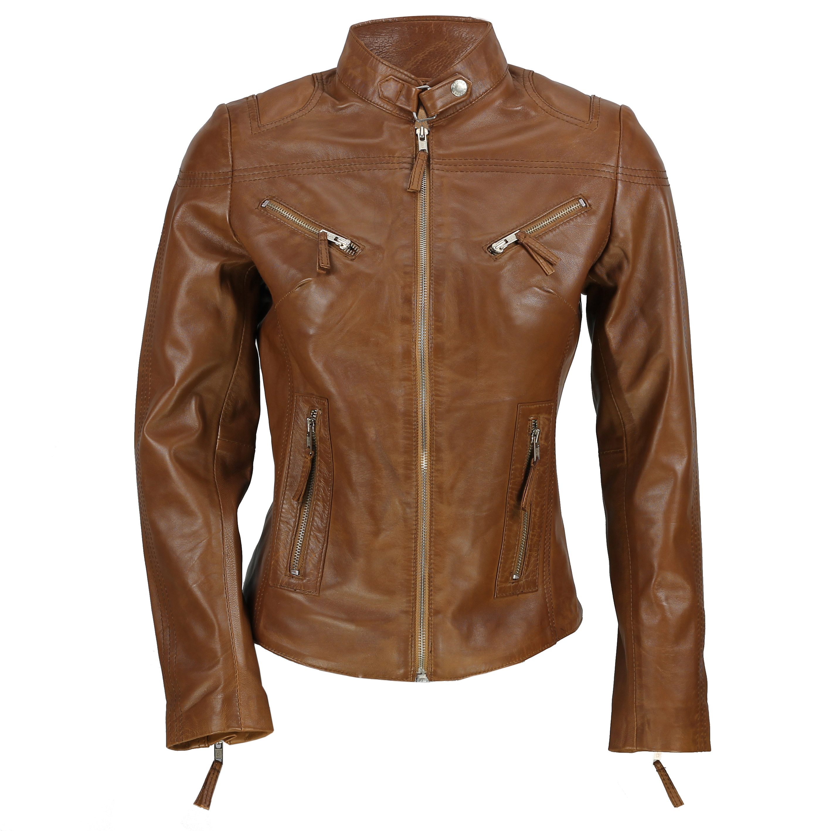 Leather vintage women men jackets for girls brown size chart for
